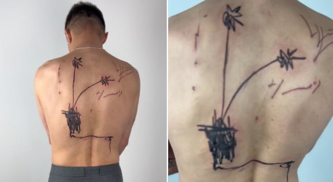 Homem faz tatuagem com QR code que esconde pegadinha bizarra