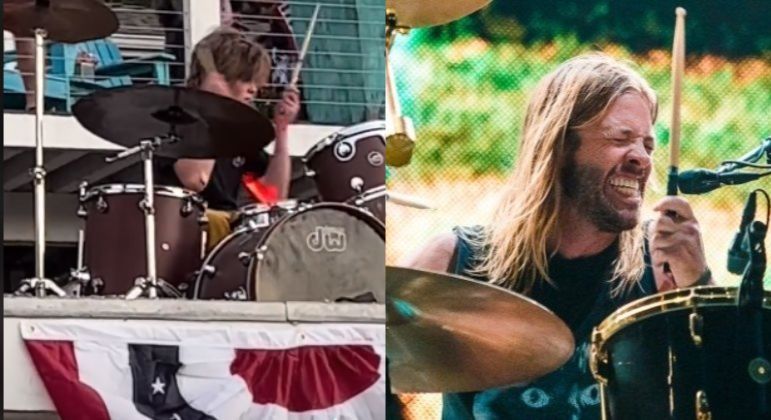 Filho de Taylor Hawkins faz homenagem ao pai