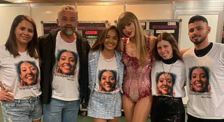 Taylor Swift encontra família de Ana Clara Benevides
