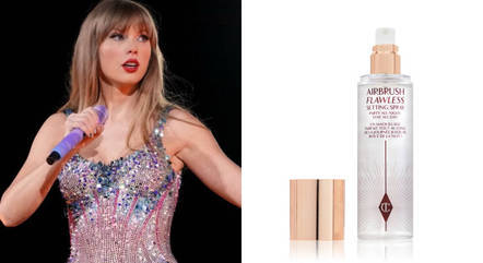 Diucke arriscou dizer que a maquiadora de Taylor usa o Airbrush Flawless Setting Spray na cantora