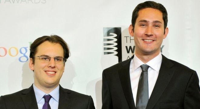 Mike Krieger (à esquerda) e Kevin Systrom continuram à frente do Instagram mesmo depois de terem vendido o aplicativo ao Facebook 