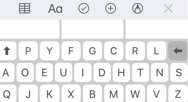 Como o teclado Dvorak fica no iPhone