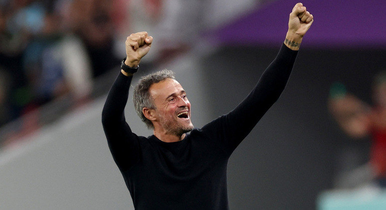 A competição no Catar marca o primeiro Mundial do técnico Luis Enrique no comando da seleção espanhola
