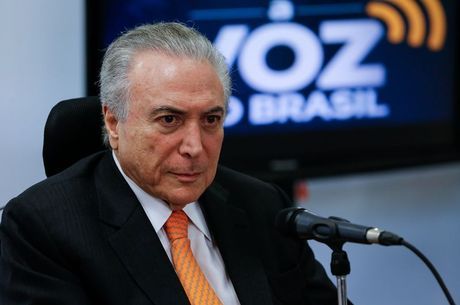 Presidente Temer em entrevista na 'Voz do Brasil'
