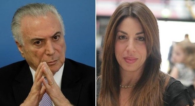 o presidente Michel Temer e sua filha, Maristela, investigada pela PF