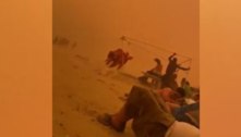 Tempestade de areia atinge o Irã e 733 pessoas vão parar no hospital