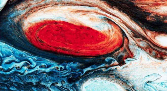  As tempestades em Júpiter