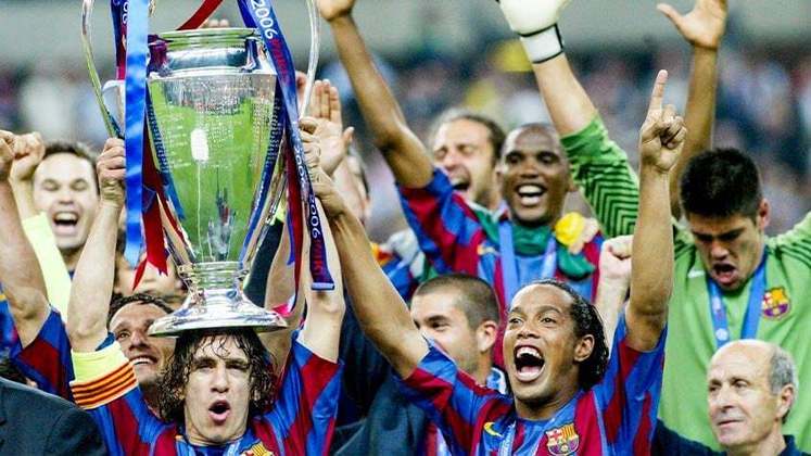 Temporada: 2005-06 (Stade de France / França): Barcelona 2 x 1 Arsenal – Gols: Campbell (Arsenal), Eto’o (Barcelona) e Belleti (Barcelona).