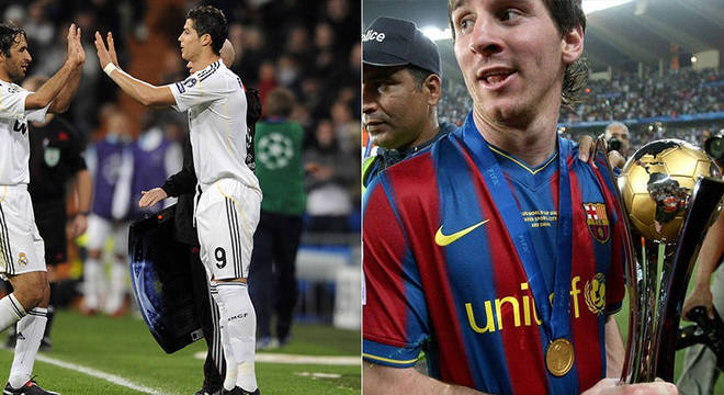 Temporada 2009/2010 - Cristiano Ronaldo (Real Madrid) 35 jogos oficiais e 33 gols x Messi (Barcelona) 53 jogos oficiais e 47 gols