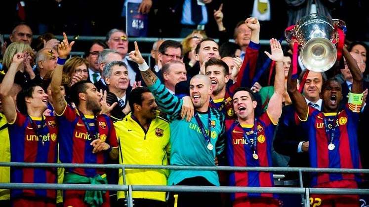 Temporada: 2010-11 (Wembley / Inglaterra): Barcelona 3 x 1 Manchester United – Gols: Pedro (Barcelona), Rooney (Manchester United), Messi (Barcelona) e David Villa (Barcelona).