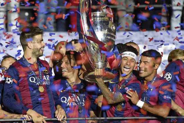 Temporada: 2014-15 (Olímpico de Berlim / Alemanha): Barcelona 3 x 1 Juventus – Gols: Rakitic (Barcelona), Morata (Juventus), Luis Suárez (Barcelona) e Neymar (Barcelona).