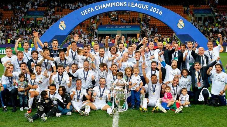 Temporada: 2015-16 (Giuseppe Meazza / Itália): Real Madrid 1 (5) x (3) 1 Atlético de Madrid – Gols: Sergio Ramos (Real Madrid) e Carrasco (Atlético de Madrid).