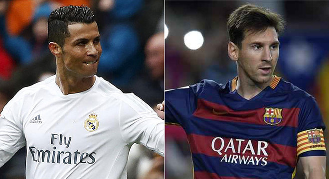 Temporada 2015/2016 - Cristiano Ronaldo (Real Madrid) 48 jogos oficiais e 51 gols x Messi (Barcelona) 49 jogos oficiais e 41 gols