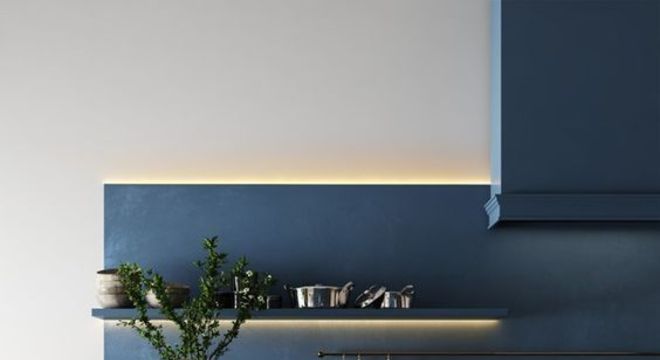Tendência de decoração em classic blue 