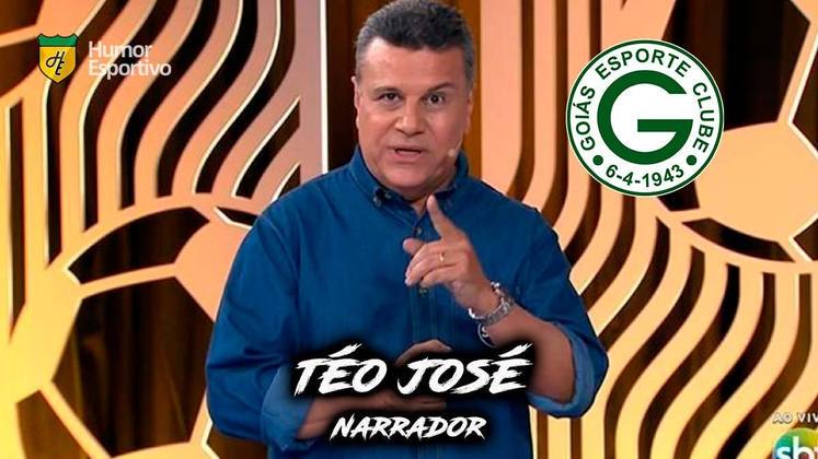 Téo José é torcedor do Goiás.