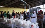 Ação da UniSocial, em novembro, promoveu doação de alimentos para frequentadores de terreiro no Pará