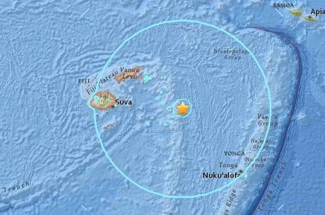 Resultado de imagem para Terremoto fiji tonga