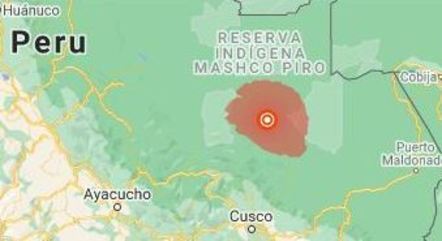 Terremoto ocorreu em região de mata no Peru