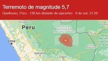 Peru: Terremoto de magnitude 5,7 é sentido por moradores do Acre