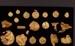Arqueólogos dinamarqueses descobriram o que se imagina ser um dos maiores tesouros já achados na história do país. Ao todo, os pesquisadores encontraram quase 1 kg de ouro*Estagiário do R7 sob supervisão de Odair Braz Jr.