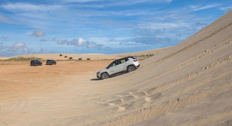 Fim da aventura foi na cidade de Parnaíba já próximo do Maranhão por onde se estendem as dunas