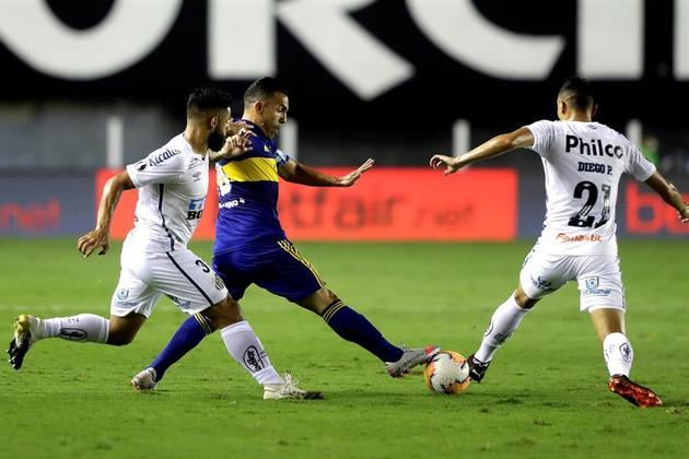 Tevez, Boca, Santos