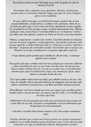 Texto de Bianca Biancardi para Neymar