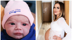 Nasce Liz, primeira filha de Thaeme Mariôto com o Fábio Elias