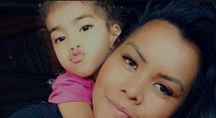 Thalita Silva e a filha mais nova, de 6 anos