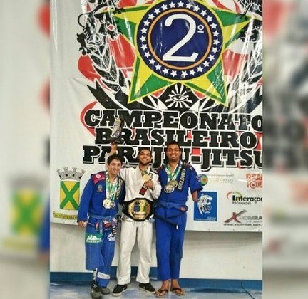 O primeiro título brasileiro veio em 2015. Na época, Thaynã tinha apenas 18 anos