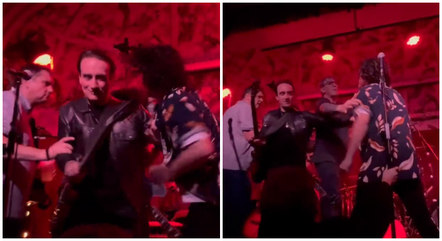 Integrantes da banda trocaram socos no palco