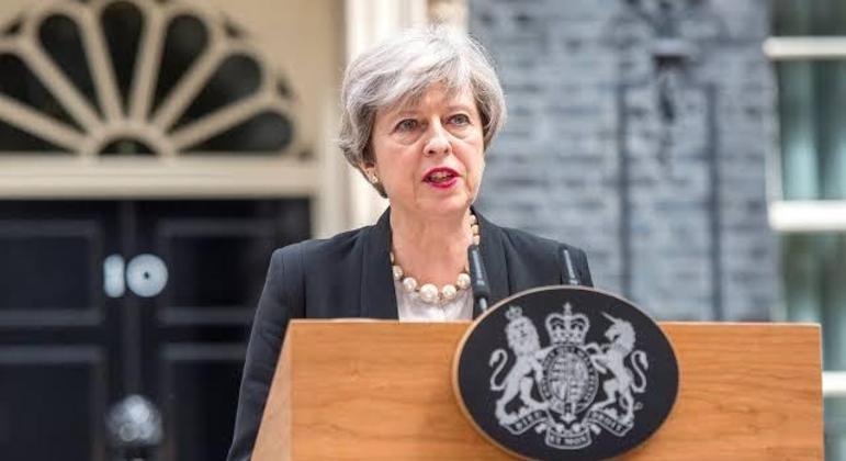 Theresa May, primeira-ministra britânica entre os anos de 2016 e 2019. (Foto: Reprodução/Poder360)