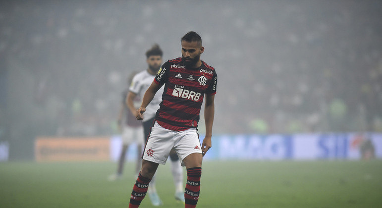 Thiago Maia, durante final contra o Corinthians