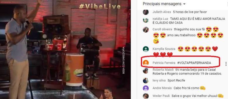 Thiaguinho faz live e fãs pedem volta do cantor com Fernanda Souza