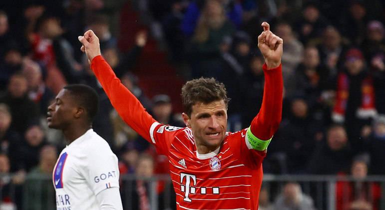 Muller alfinetou Messi em entrevista após a classificação do Bayern contra o clube parisiense
