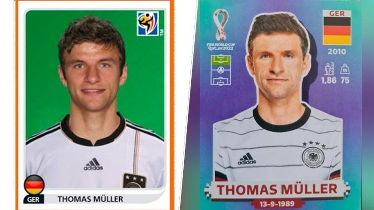 Thomas Muller (atacante – Alemanha). Primeira aparição: 2010