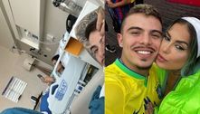 Thomaz Costa acompanha Tati Zaqui no hospital após término conturbado