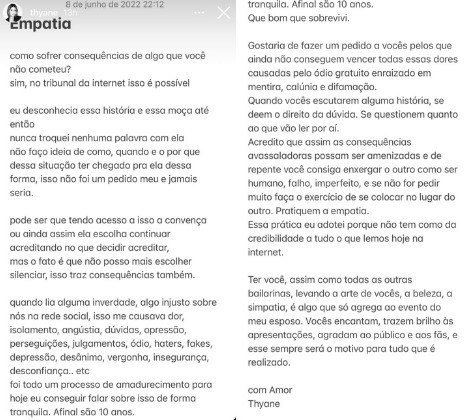 Comentário de Thyane Dantas

