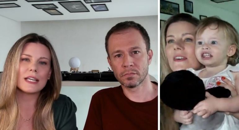 Casal gravou vídeo para explicar momento difícil e alertar outros pais sobre a doença rara