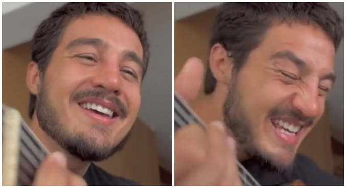Caras e bocas de Tiago Iorc foram criticadas pelos internautas