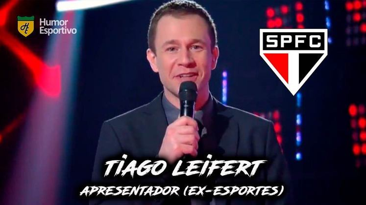 Tiago Leifert, que começou na TV no segmento de esportes, é torcedor do São Paulo