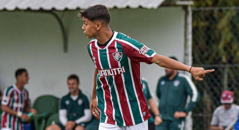 Tiago Marques em ação pelo Fluminense