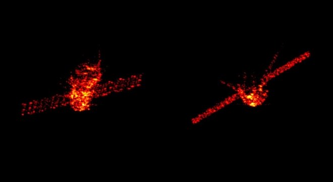 Imagens de radar do instituto de pesquisa captaram o satélite a 270 km da Terra