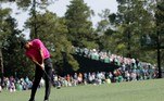 Woods celebrou o retorno ao golfe depois do acidente que quase tirou sua vida. 