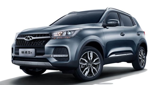 Recm lanado aqui  no Brasil o Chery Tiggo 5X j mudou na China, seu maior mercado