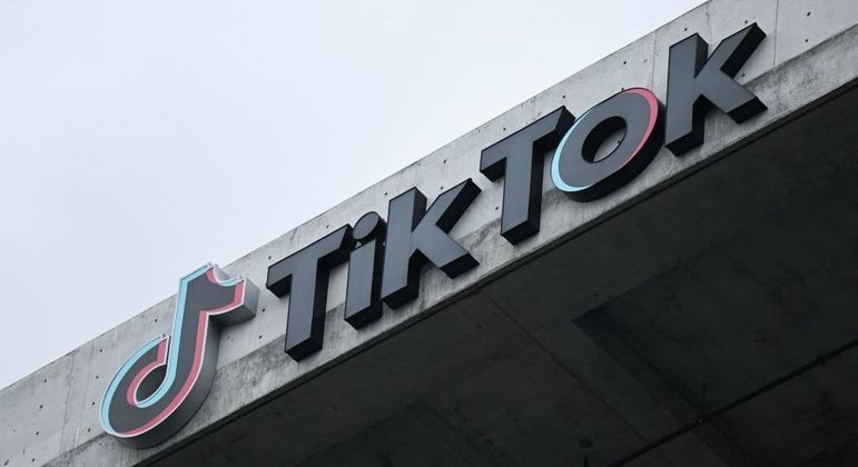 Fachada do escritório do TikTok em Culver City, na Califórnia (EUA)