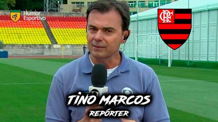 Tino Marcos é torcedor do Flamengo.