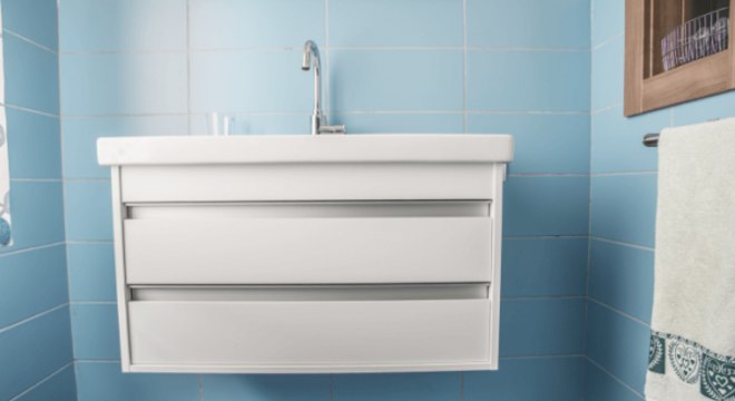 Tinta para azulejo azul