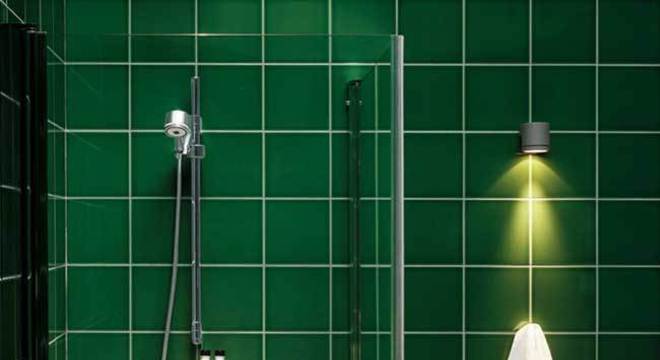 tinta para azulejo de banheiro verde