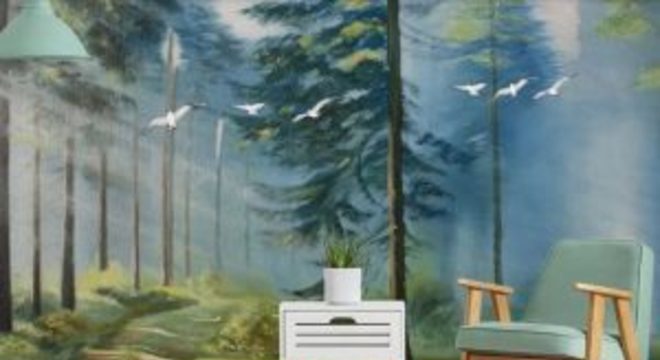 tinta para madeira - criado mudo de madeira branco